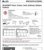 <b>MONTAGEVEJLEDNING:</b> Bokse, gang, vaskeplads og udearealer (Dansk PDF)